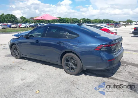 2025 Honda Accord Se from USA, damaged, VIN 1HGCY1F46SA042287